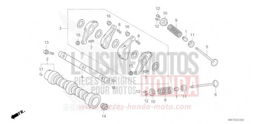 ARBRE A CAMES/SOUPAPE ADV750T de 2026